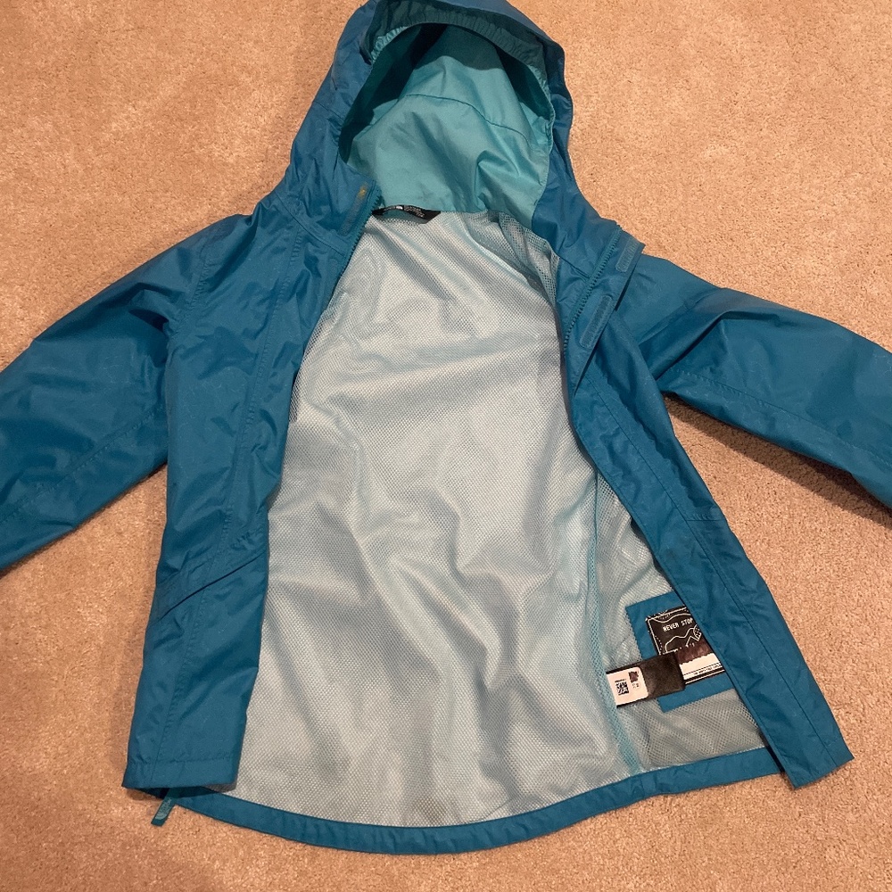 kids north face double layer jacket